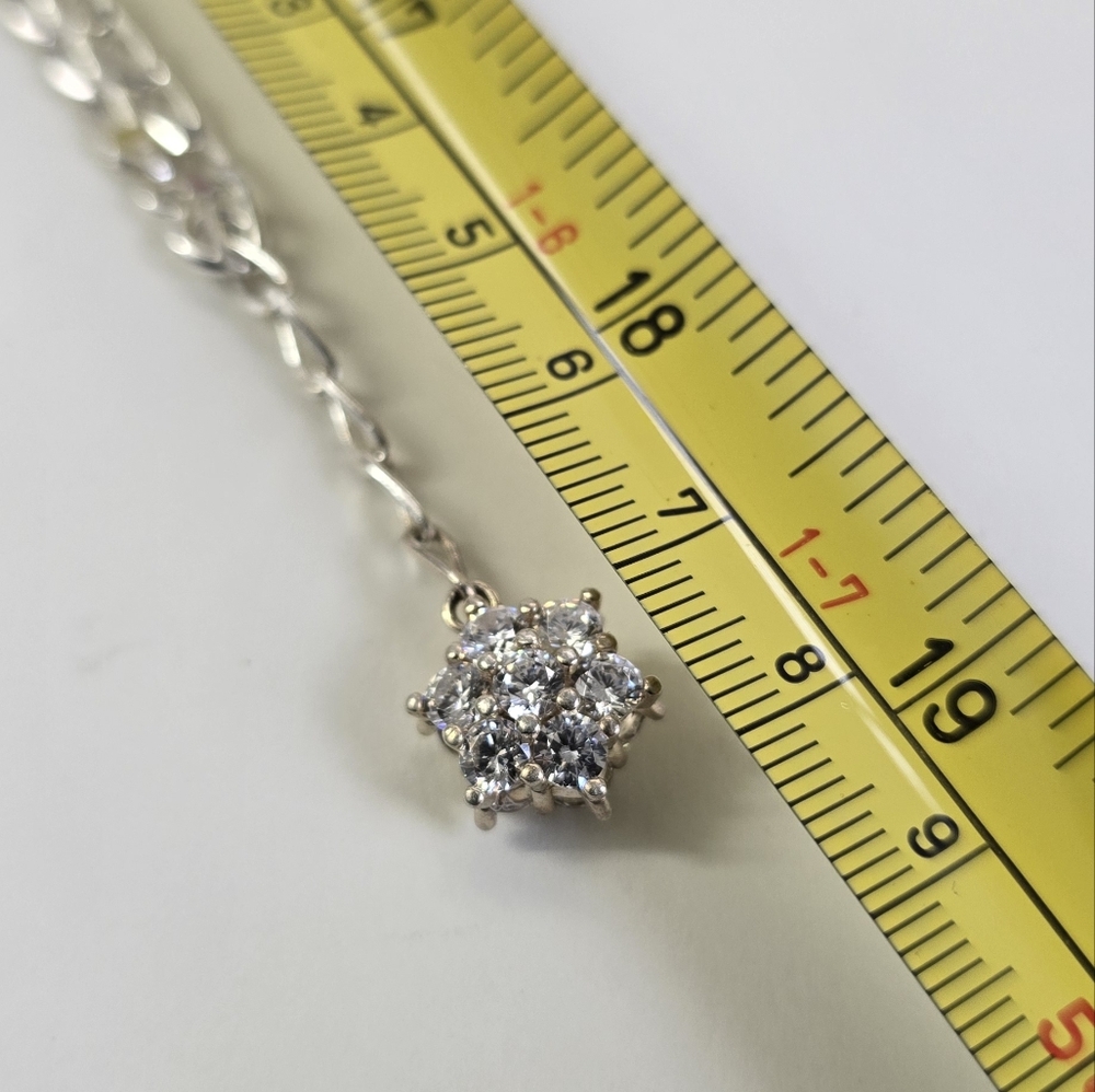 Watch Video / Sterling Silver 925 Elegant Silver Necklace View 6